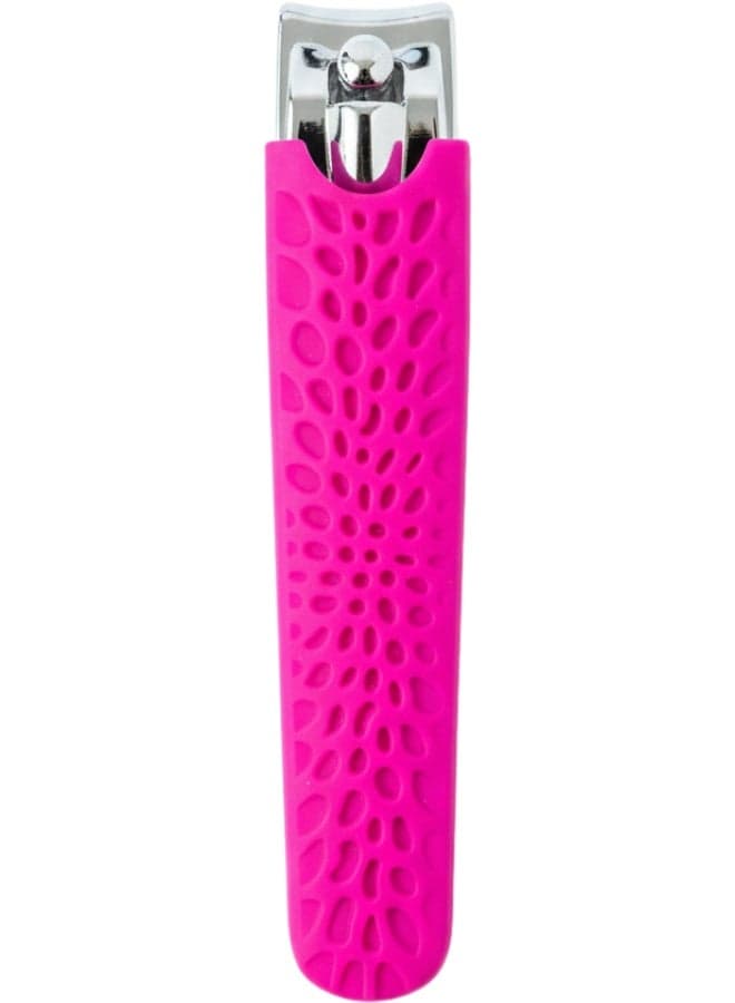 Professional Short Nail Clipper Made of Stainless Steel with Anti-Slip Silicone Grip, 360° Rotating Foldable Mechanism, Precision Curved Blades for Clean and Safe Trimming, Integrated Nail File and Hanging Loop, Ideal for Men and Women, Home Use, Travel and Personal Grooming Makeup Tools & Accessories