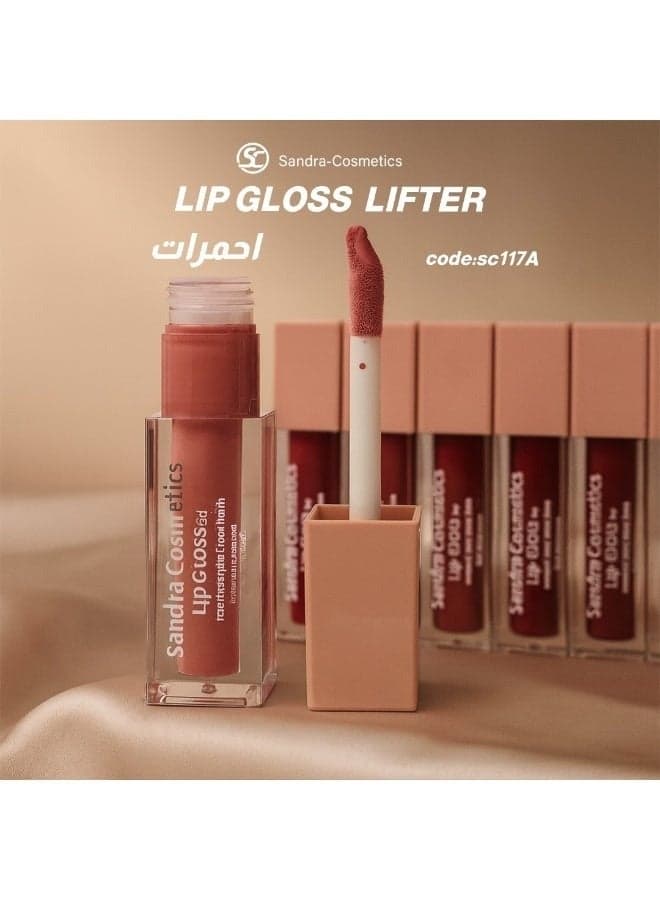 Sandra XL Wand Lip Gloss Gel – Reflective Glossy Effect, Lightweight Comfort, Stunning Radiant Lips for Daily Wear-(112) (٥)