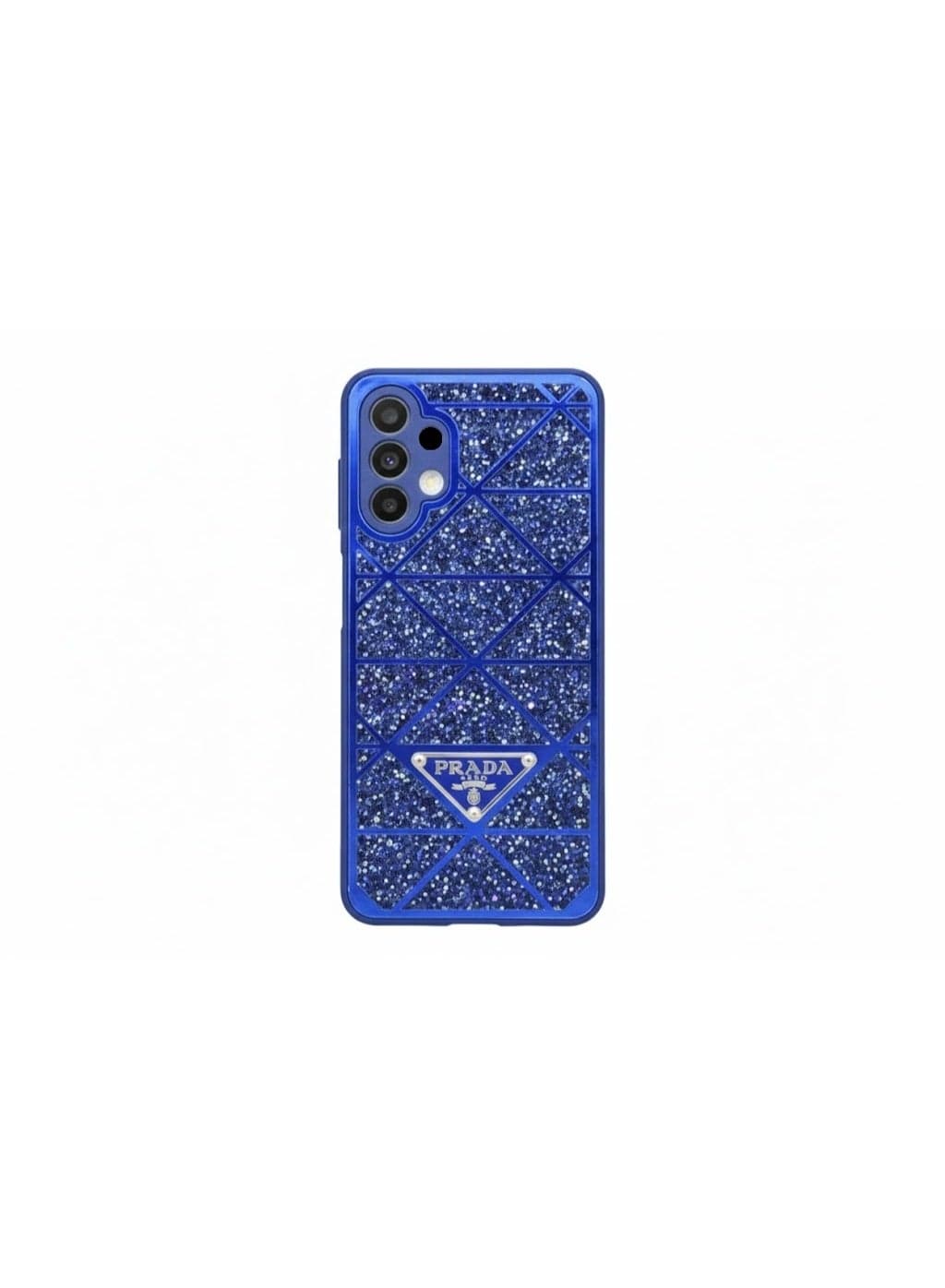 Crystal-Studded Case, Shock-Compatible withSamsung A13 Resistant, Durable, Fingerprint-Resistant Back Cover - A Stylish And Luxurious Mobile Phone Accessory (Blue)