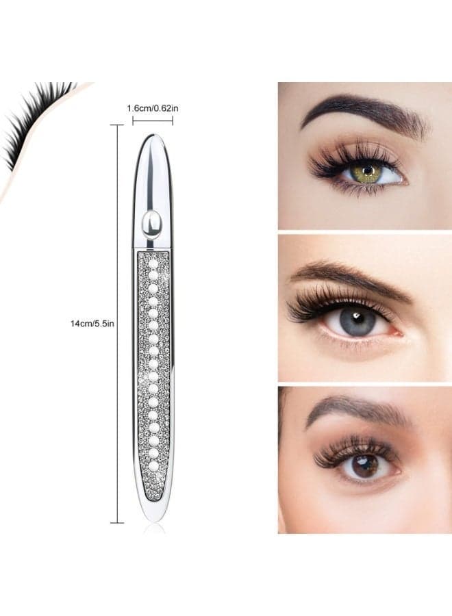 Star Diamond style Self Adhesive Eyelash Glue Pen Magic Eyeliner Easy to Wear Long-lasting Natural Fast Makeup Eyelid Eye Liner Lash Pens (Black, 1 piece) (٤)