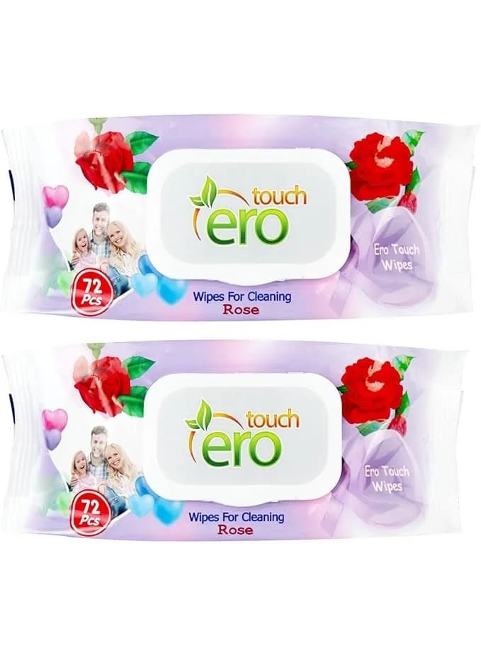 Lavender scented baby wipes for a fresh and fragrant clean. Alcohol and paraben-free. 2-pack, 72 wipes. Touch