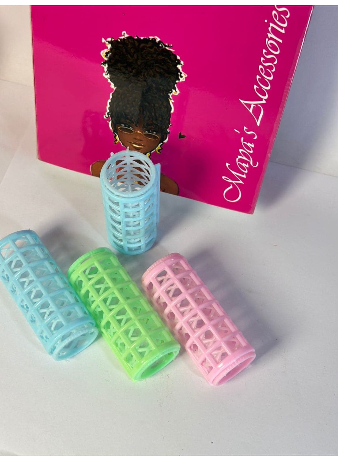 Hair Rollers Curlers hair Styling Tool 4PCS may vary colors (2)
