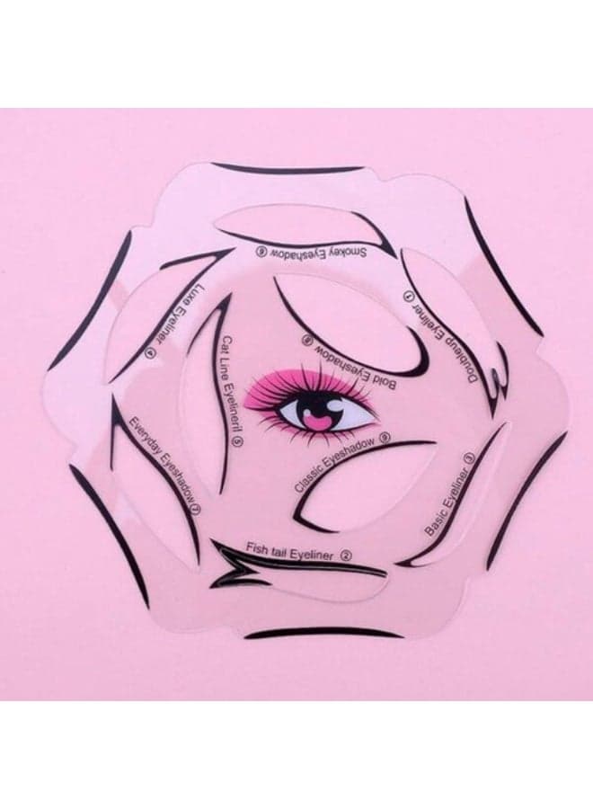 9-in-1 Printable Cat Eye Makeup Template - Eyeliner Template Makeup Tools & Accessories (٢)
