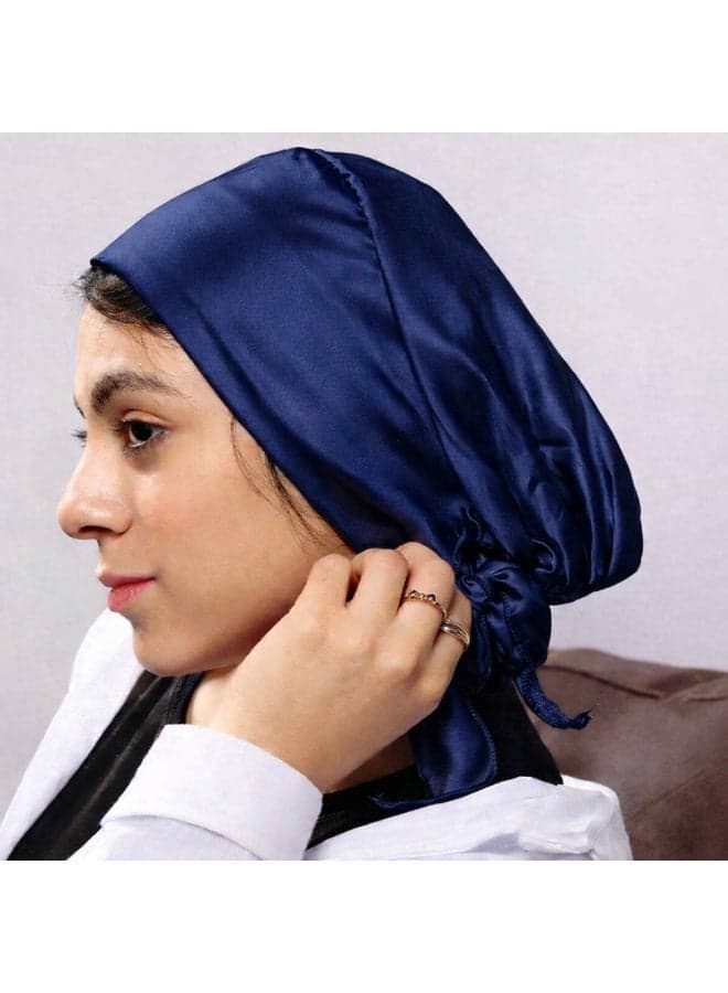 HERS 100% Satin Hairband – Protective Hair Accessory for Curls and Natural Hairstyles, Reduces Friction and Hair Damage, Ideal for Sleeping or Wearing Under Headgear