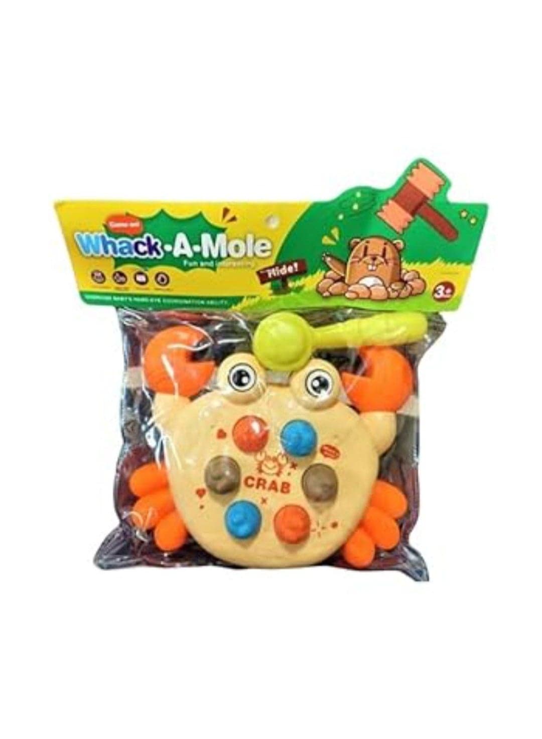 Cute Crab Ball Bumping Game – Fun and Educational at the Same Time! Let your child release energy in a fun and safe way! The cute crab game encourages the development of motor skills and hand-eye coordination. Suitable for ages one and up. The perfect gift to develop your child's skills in a fun and safe way. (4)