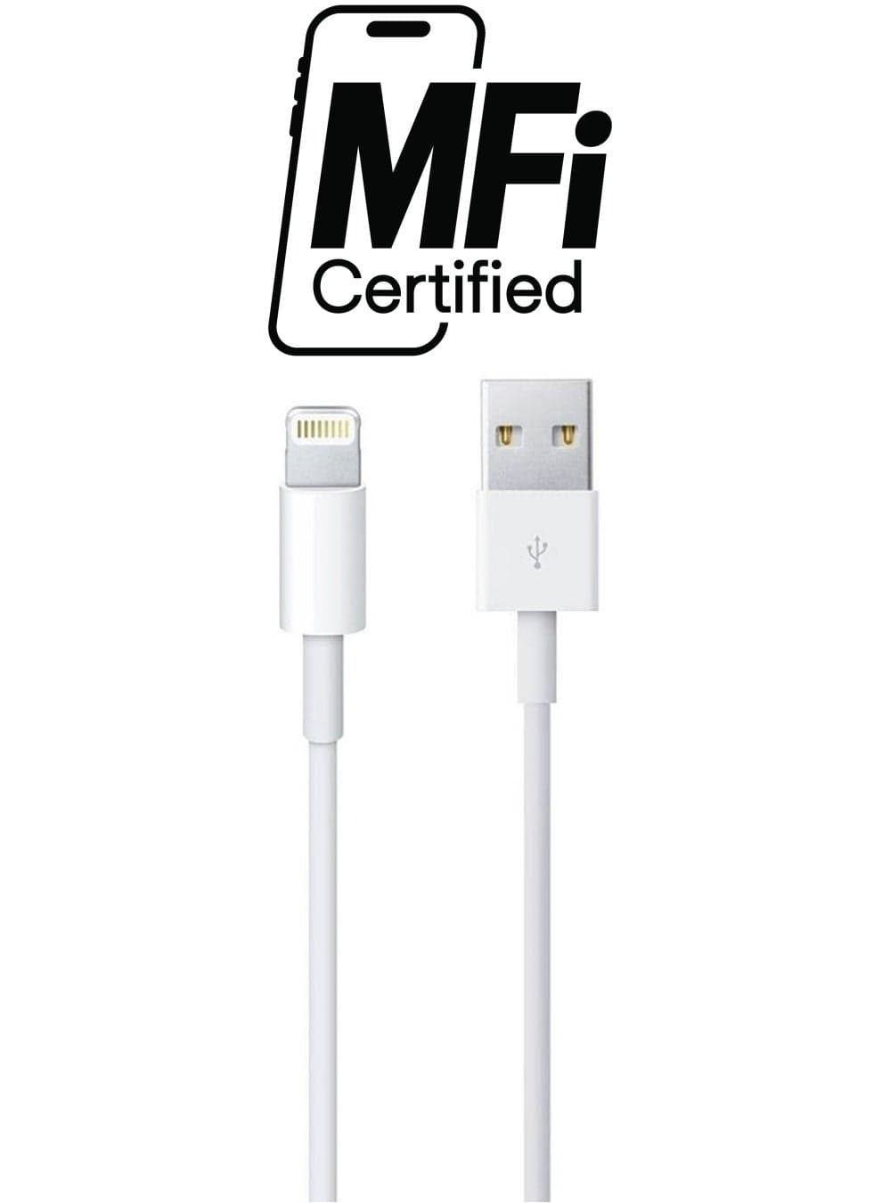 Lightning Cable For iPhone 5/5S/6/6 Plus/iPad White Data Cables