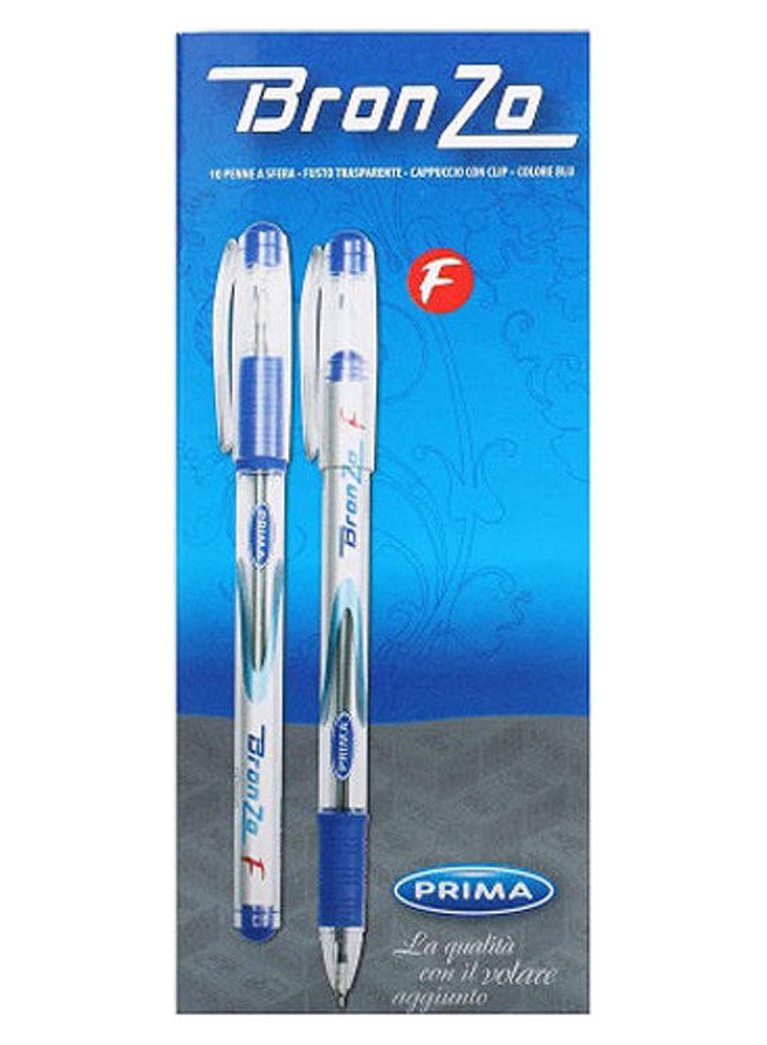 Ballpoint Pen Bronzo 10 pcs 0.7 mm Blue