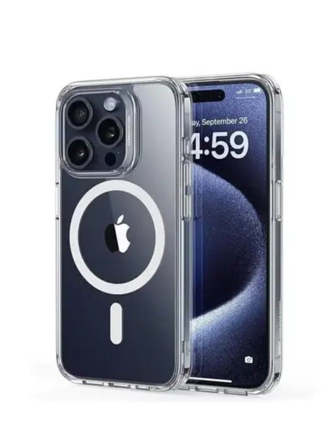 For iPhone 16 Pro Max Case Transparent,Compatible with MagSafe,Military Grade Protection,Yellowing Resistant,Scratch Resistant ck,Magnetic Phone Case Cases & Covers
