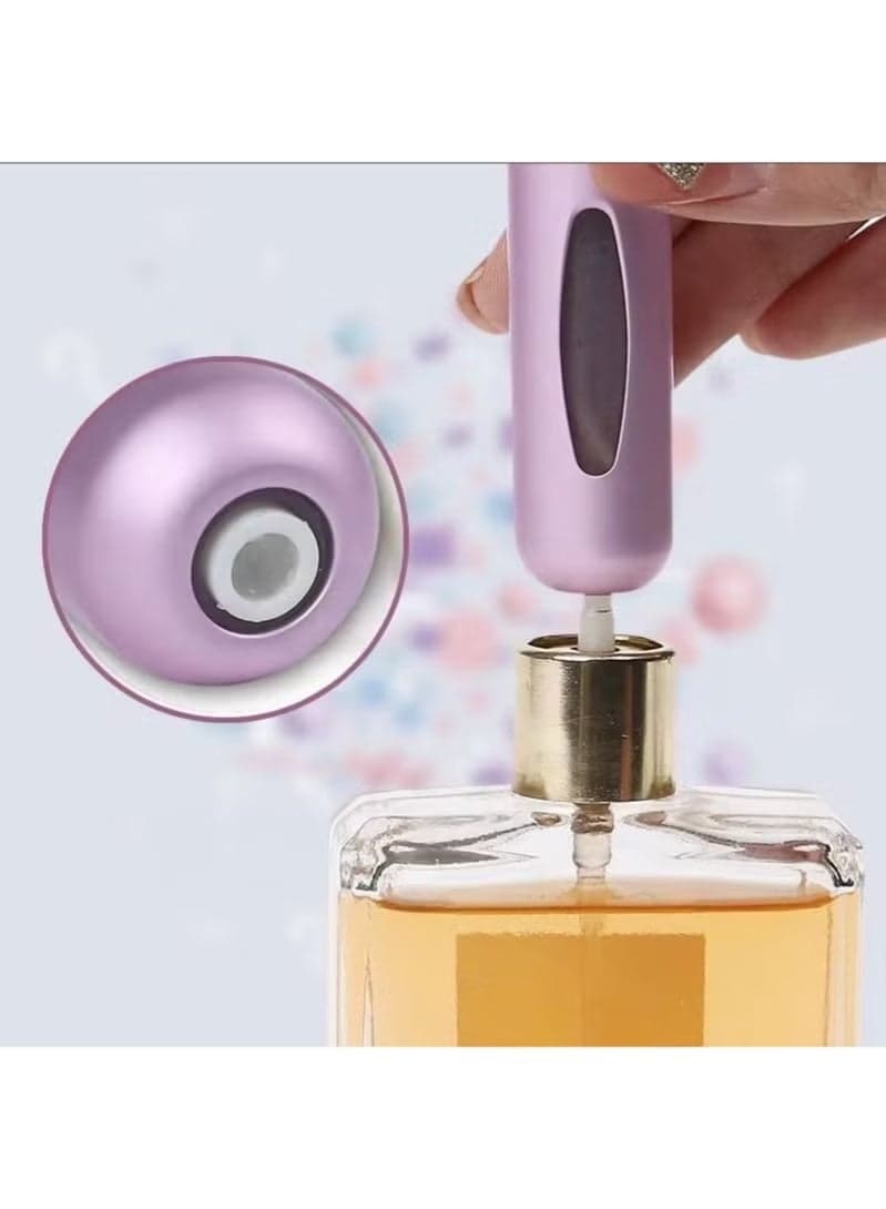 Portable Travel Perfume - Mini Perfume Atomizer - Portable Perfume Spray Can - Mini Perfume Bottle - Travel Perfume Atomizer - Refillable Perfume Box - Multicolor (٣)