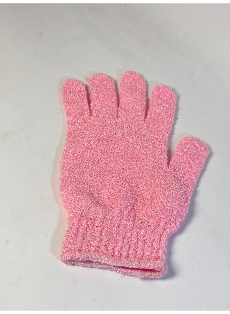 Exfoliating Gloves - Bamboo Exfoliating Gloves for Shower - Shower Loofah - Body Scrub for Bathroom - Removes Ingrown Hair and Dead Skin may vary color 1PC Loofahs, Sponges & Poufs (٣)