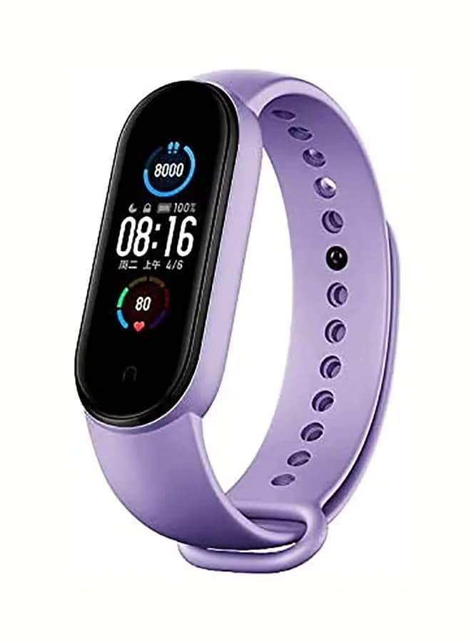 Breathable Replacement Silicone Sport Strap Compatible with Xiaomi Mi Band 5/6/7 Watch M5/M6/M7 One Size, Unisex Adult Fitness Tracker Bands (٣)