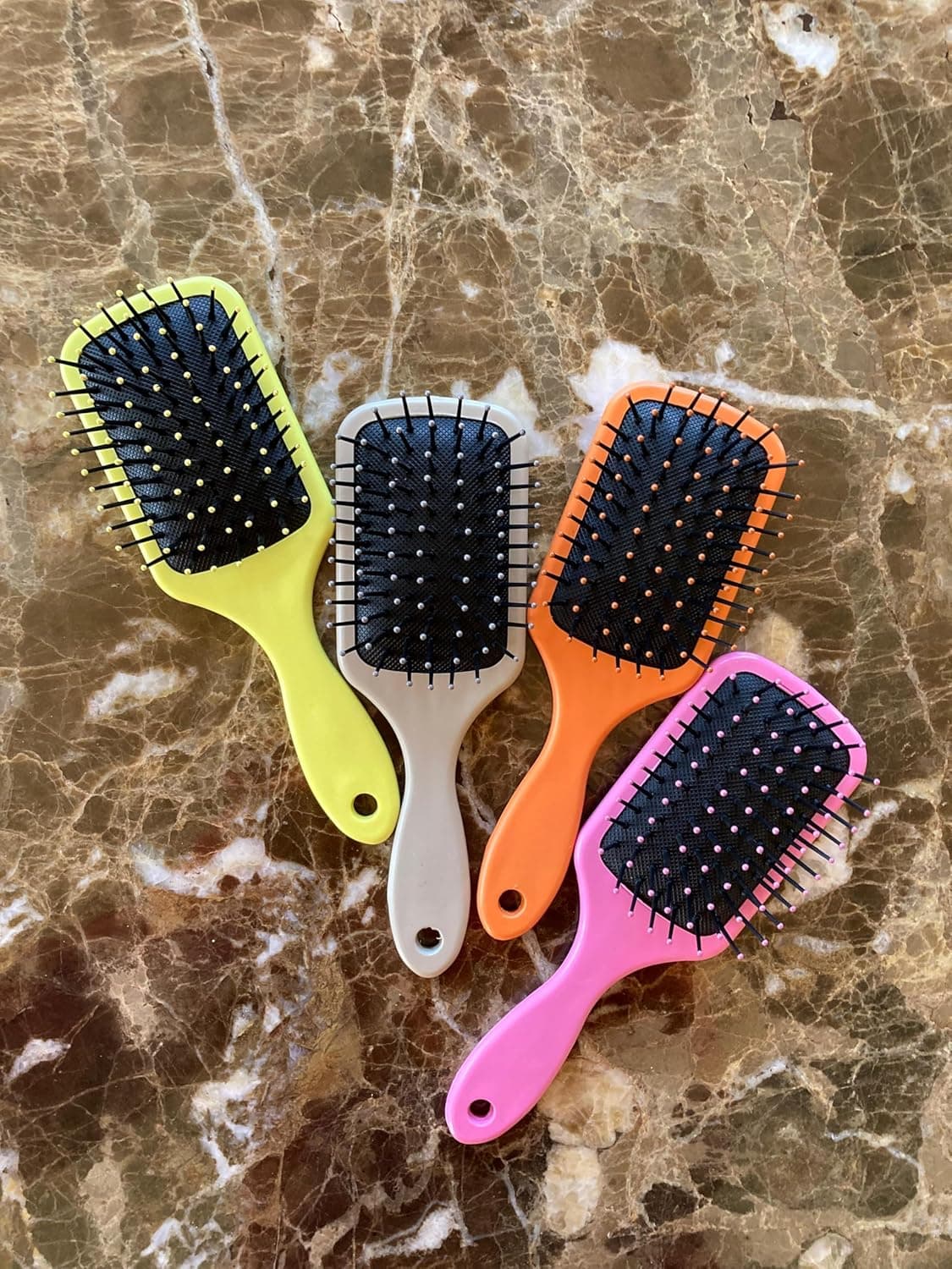 Detangler Hairbrush For Women, Men And Kids - Great For All Hair Types, Gentl... Hair Brushes (4)
