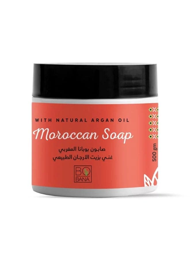 Bobana Moroccan Soap With Natural Argan Oil 500G