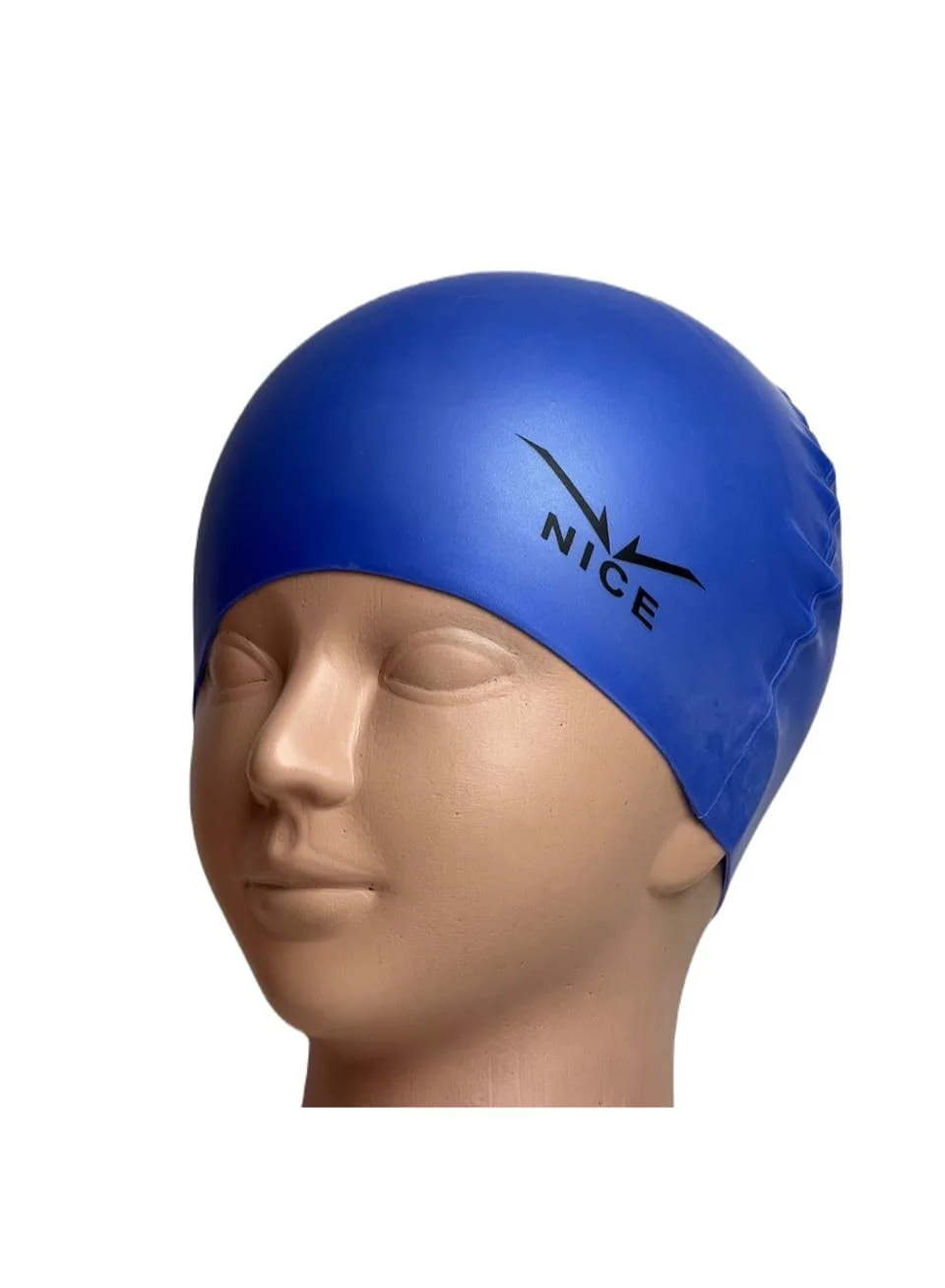 Go Swim Kids Swim Cap by Qshop®️, Durable Silicone Swim Cap for Toddler Boys and Girls, Waterproof Swim Caps, Comfortable Kids Swim Caps with Simple Design for Long and Short Hair, Ponytail