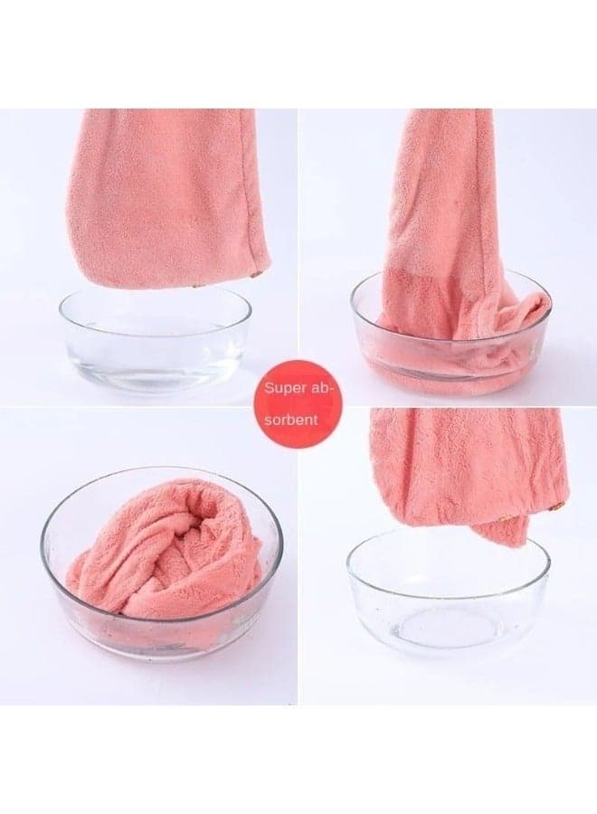 Luxury Microfiber Towel Turban for Women & Girls – Quick Dry Cap for Styling & Sleep – Gentle, Protective Wrap for Frizz-Free, Smooth Hair – Lightweight & Durable Bath Towels (7)