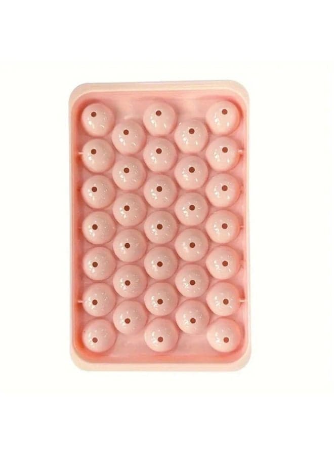 Ice Cube Tray 33 Grids Ice Cube Maker Creative Small Round Ice Cube Mold Round Shape For Kitchen Bar medium Moulds