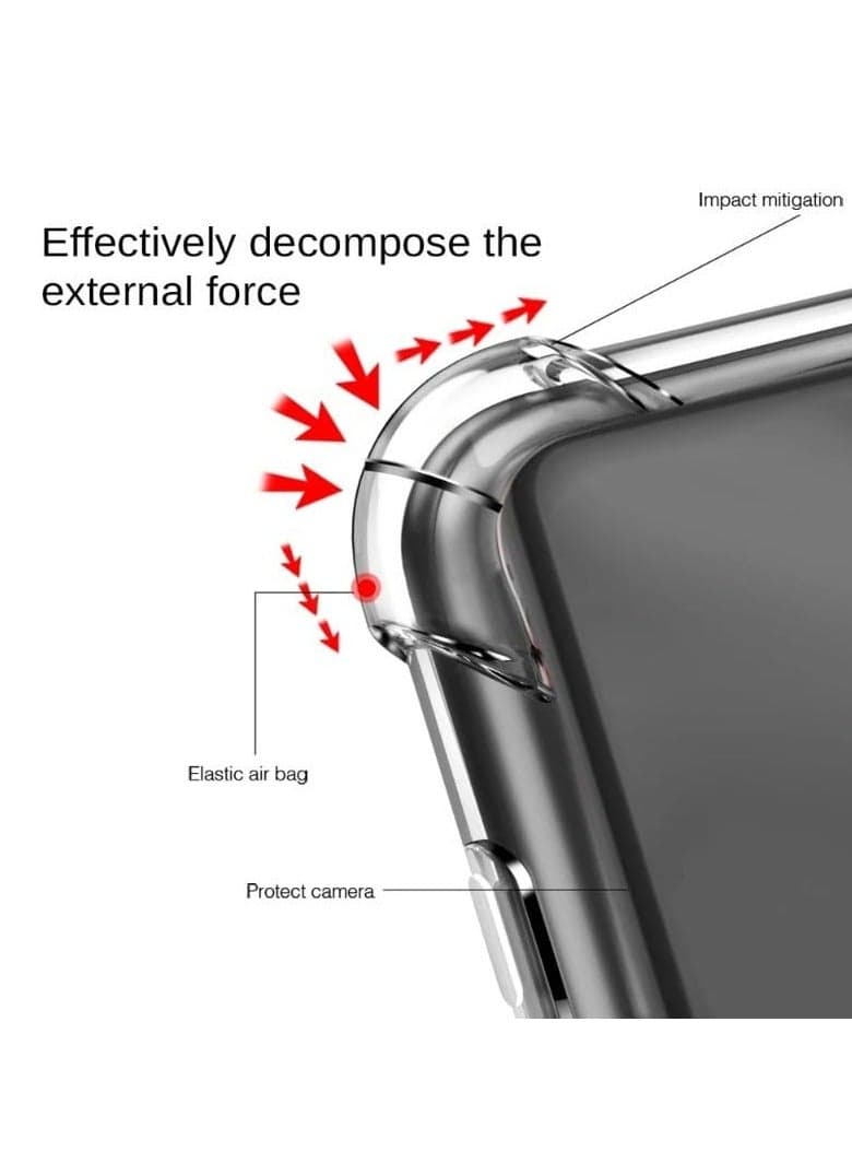 Reinforced Corners Transparent Anti Scratch Soft TPU Rubber Silicone Protective Cover for Phone For Samsung Galaxy S24 Plus Cases & Covers (٣)
