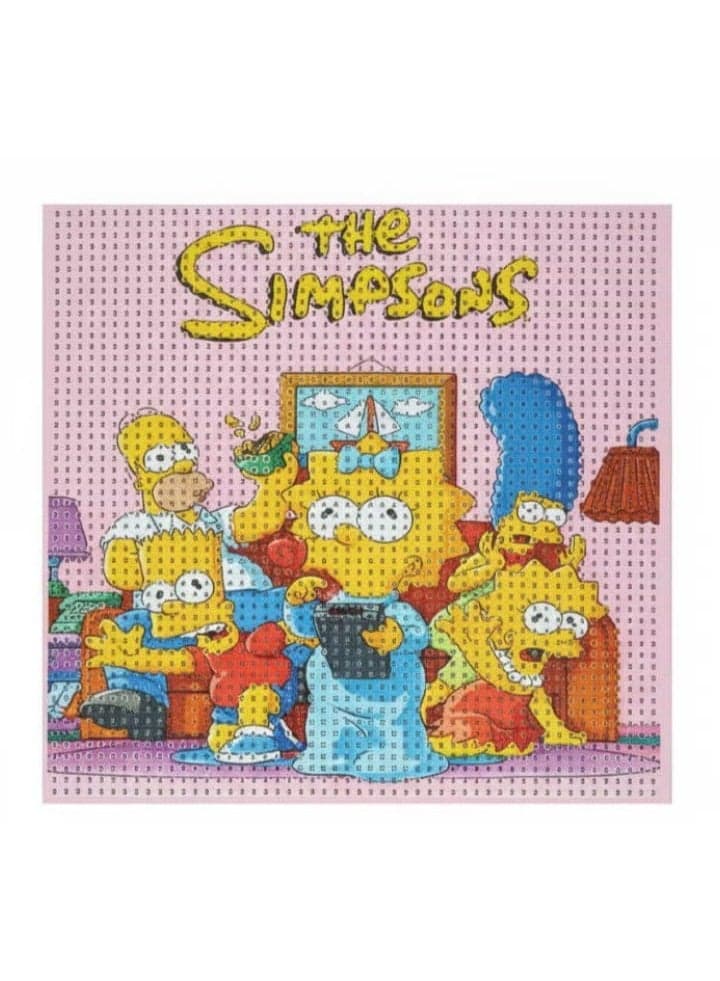 The Simpsons Diamond Painting – Laughter and Joy in Every Stone! Enjoy the energetic and fun colors of the Simpsons family in this 20 x 20 cm painting that combines art, creativity, and beautiful memories! A fun art experience for all ages. A unique gift for cartoon and craft lovers.