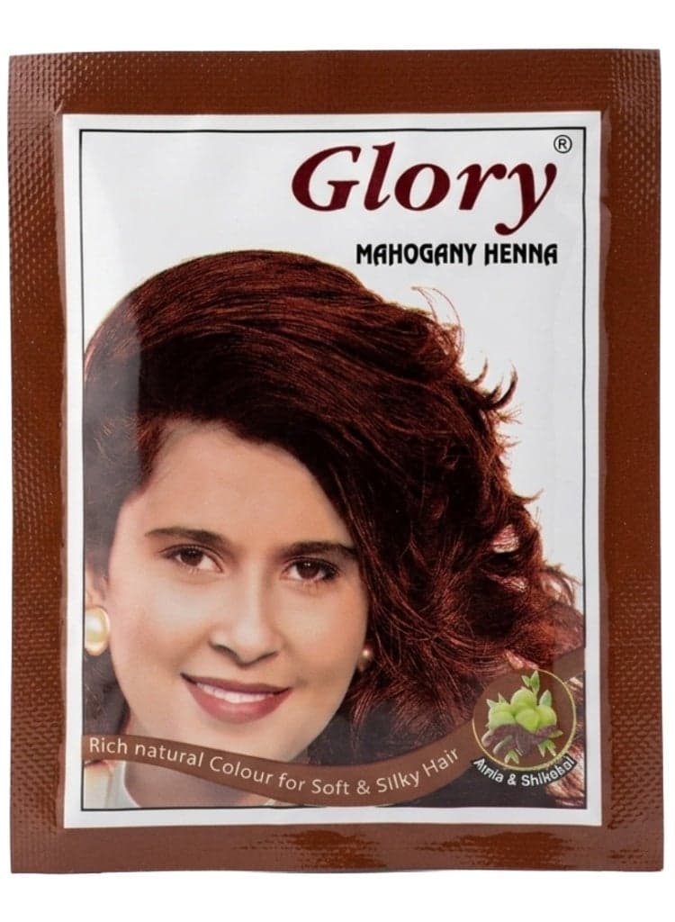 Natural Henna Hair Color - Vibrant Mahogany (10g Sachet)