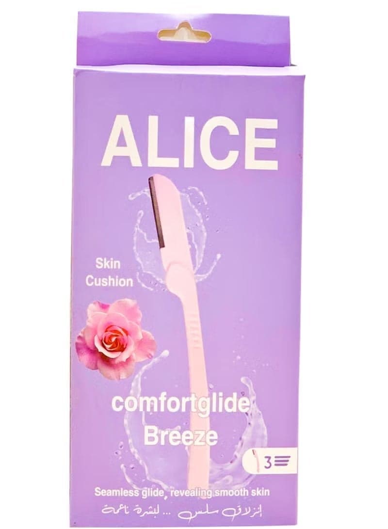 Alice Ladies Razor For Facial Hair 3Razor Personal Care