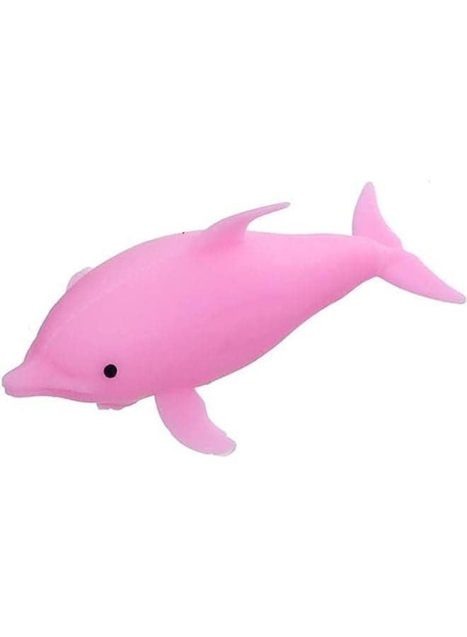 Dolphin Toy BQW-6 For Reduce Stress For Kids And Adults - Pink Squishy Toys