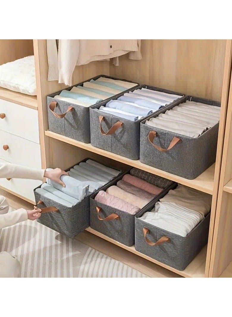 Oxford Storage Box for Clothes, Towels, Bedding, Foldable, 48*30*18cm Tool Organizers (٢)