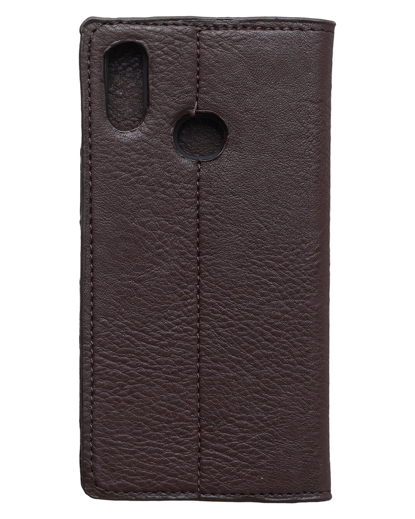 Leather Flip Mobile Phone Case for Samsung Galaxy A10s - Brown Cases & Covers (٣)