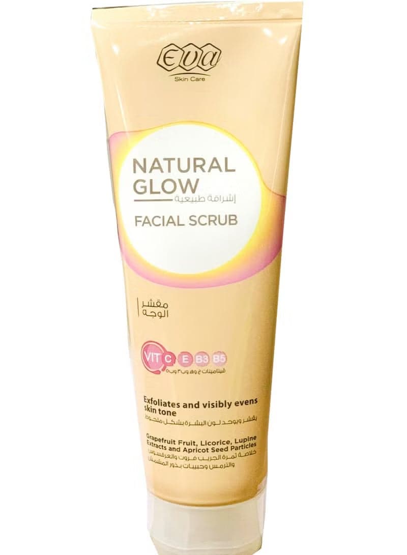 Eva Natural Glow Facial Scrub 100 Ml ( Packaging May Vary) Face Scrubs