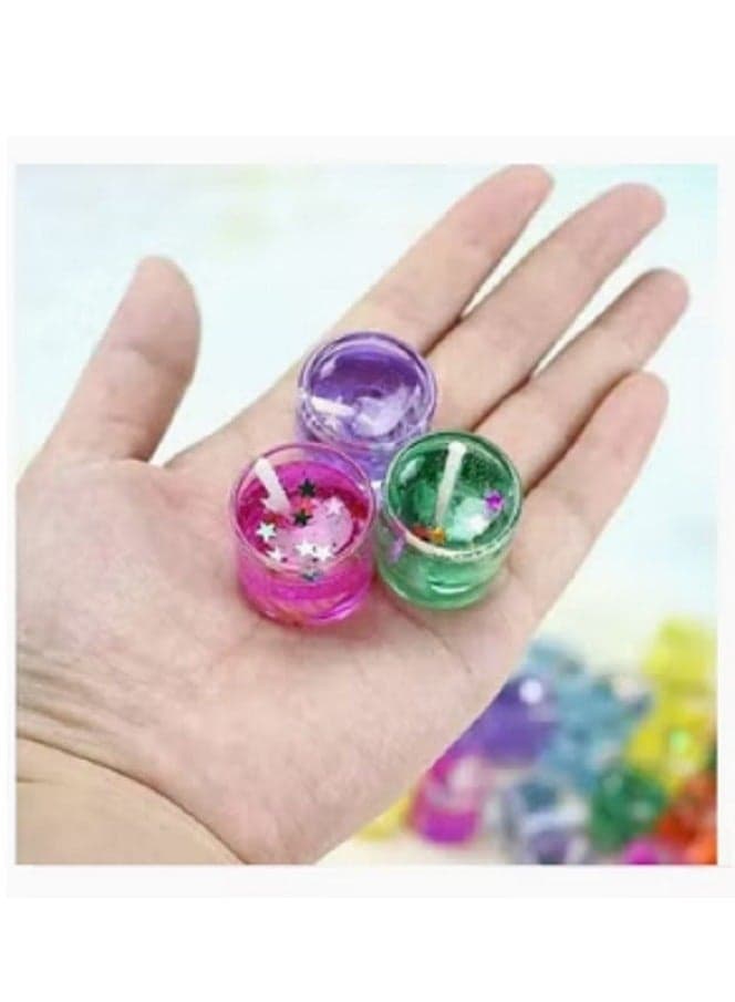 Color Gel Candles With Snails And Stars, - 6 Pieces Lighting & Ceiling Fans (٣)