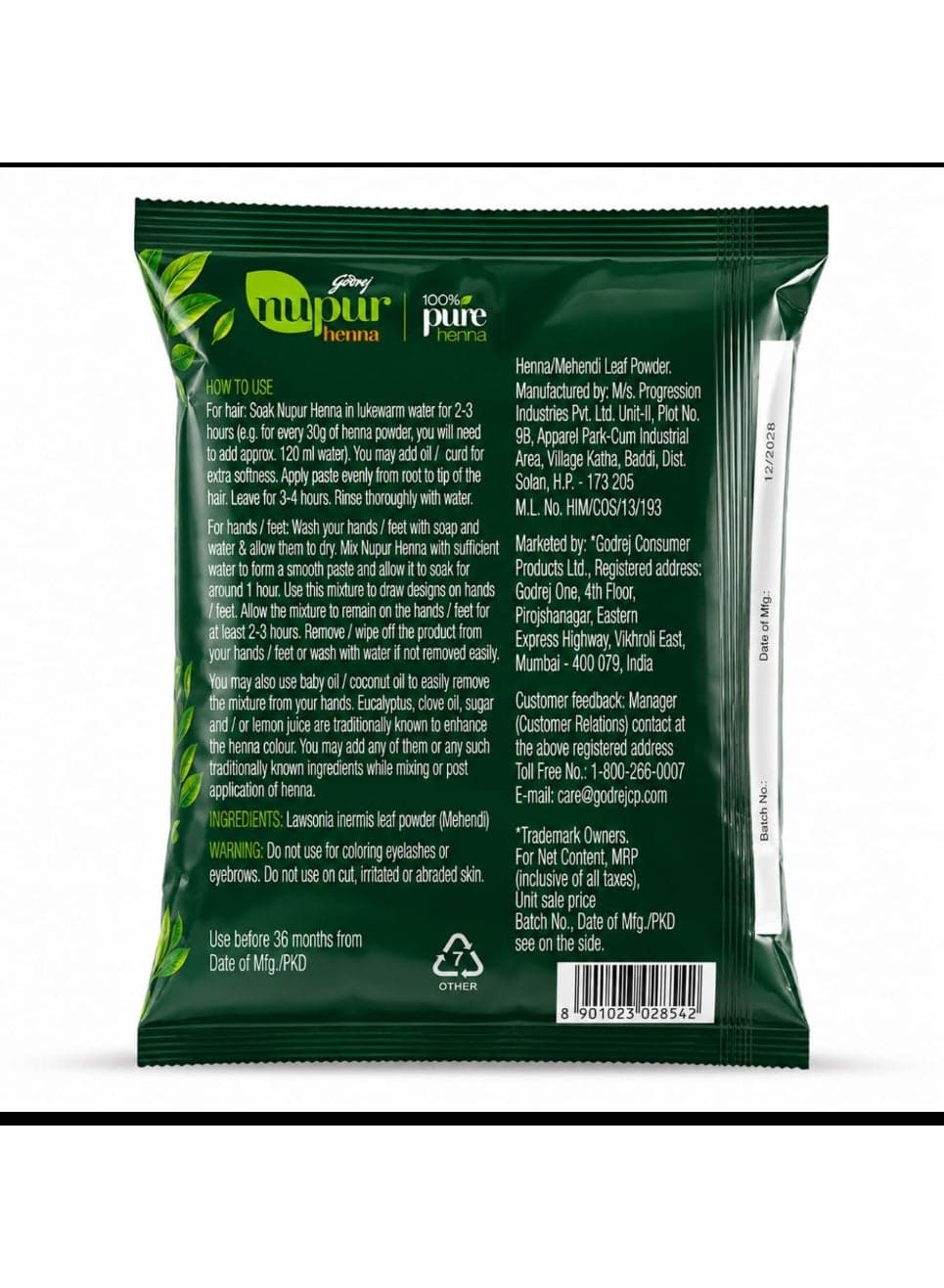 Godrej Nupur Henna 100% Pure Henna 150G (2)