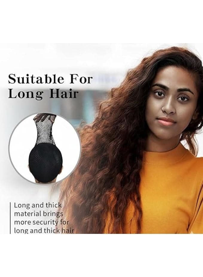 Black Mesh Wig Cap for Women – Light Breathable Material – One Size Fits All Sizes – Secure Hold for Daily Use (2)