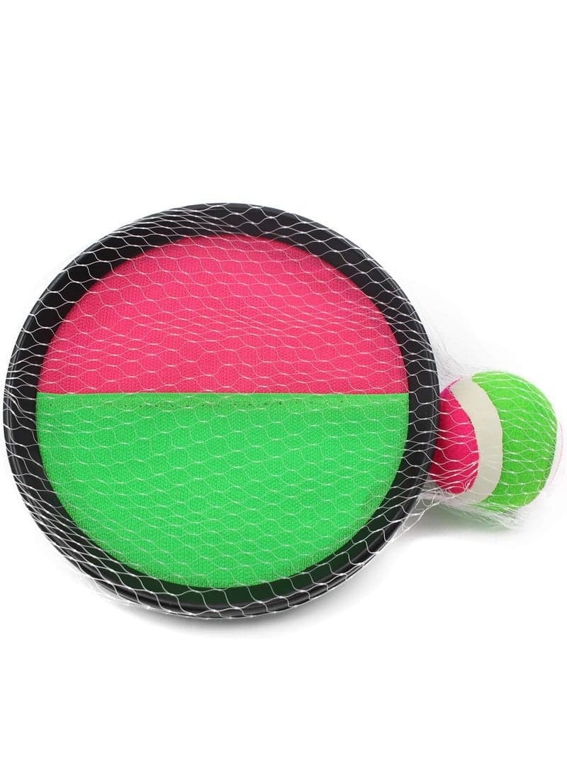 Outdoor Sticky Toss & Catch Ball Game Set with 2 Paddles Kid's Sports (٤)