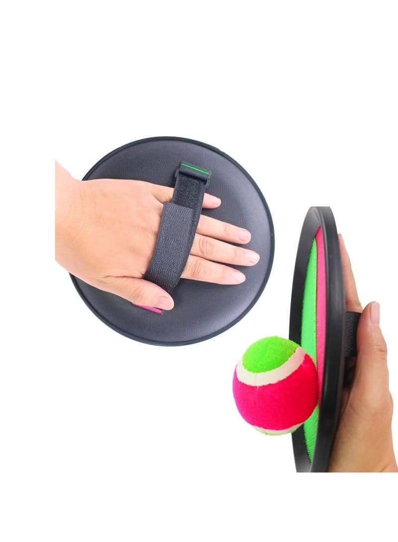 Outdoor Sticky Toss & Catch Ball Game Set with 2 Paddles Kid's Sports (٣)