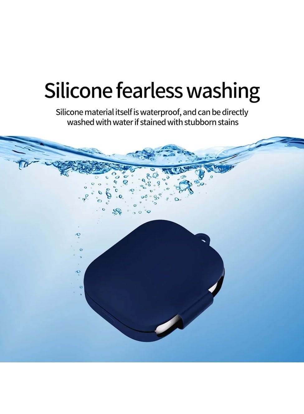 Earphone Protective Case Suitable For Xiaomi Redmi Buds 5 Cover Shockproof Shell Washable Silicone Housing Anti Dust Sleeve Frame (White) (2)