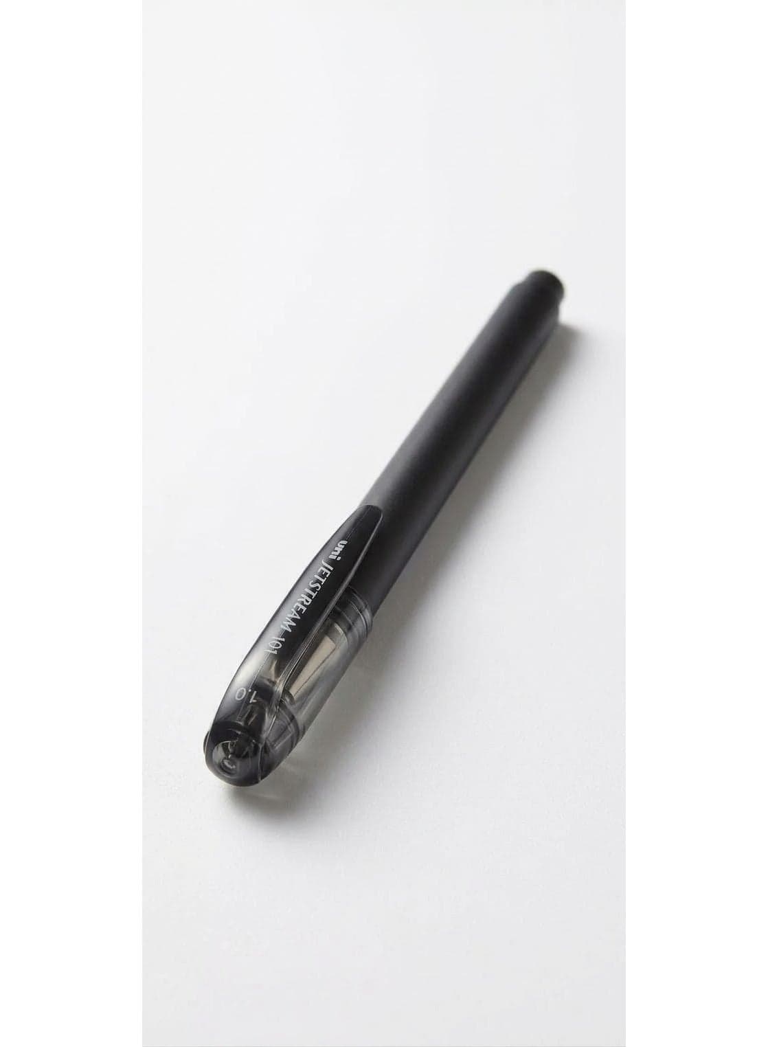 Uni JETSTREAM 101 Capped Rollerball / Ballpoint Pen, 1.0mm Medium/Bold Point, Black (2)