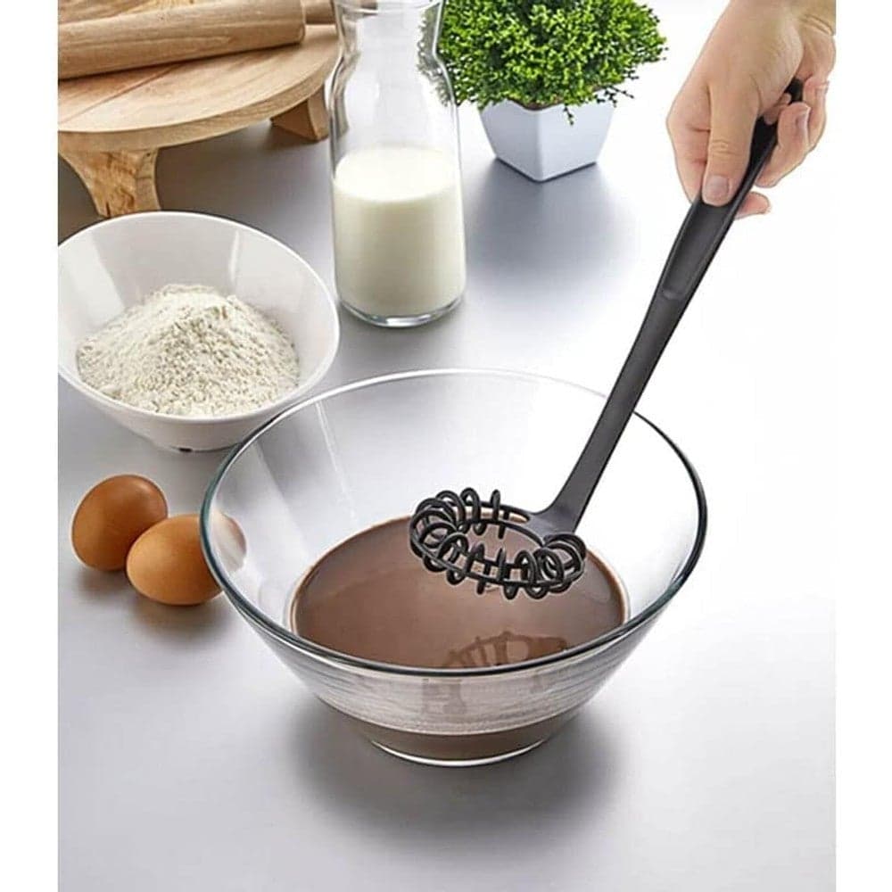 Teflon Spiral Egg Bat Heat Resistant Teflon Whisk Spiral Whisk for Egg and Cream (4)