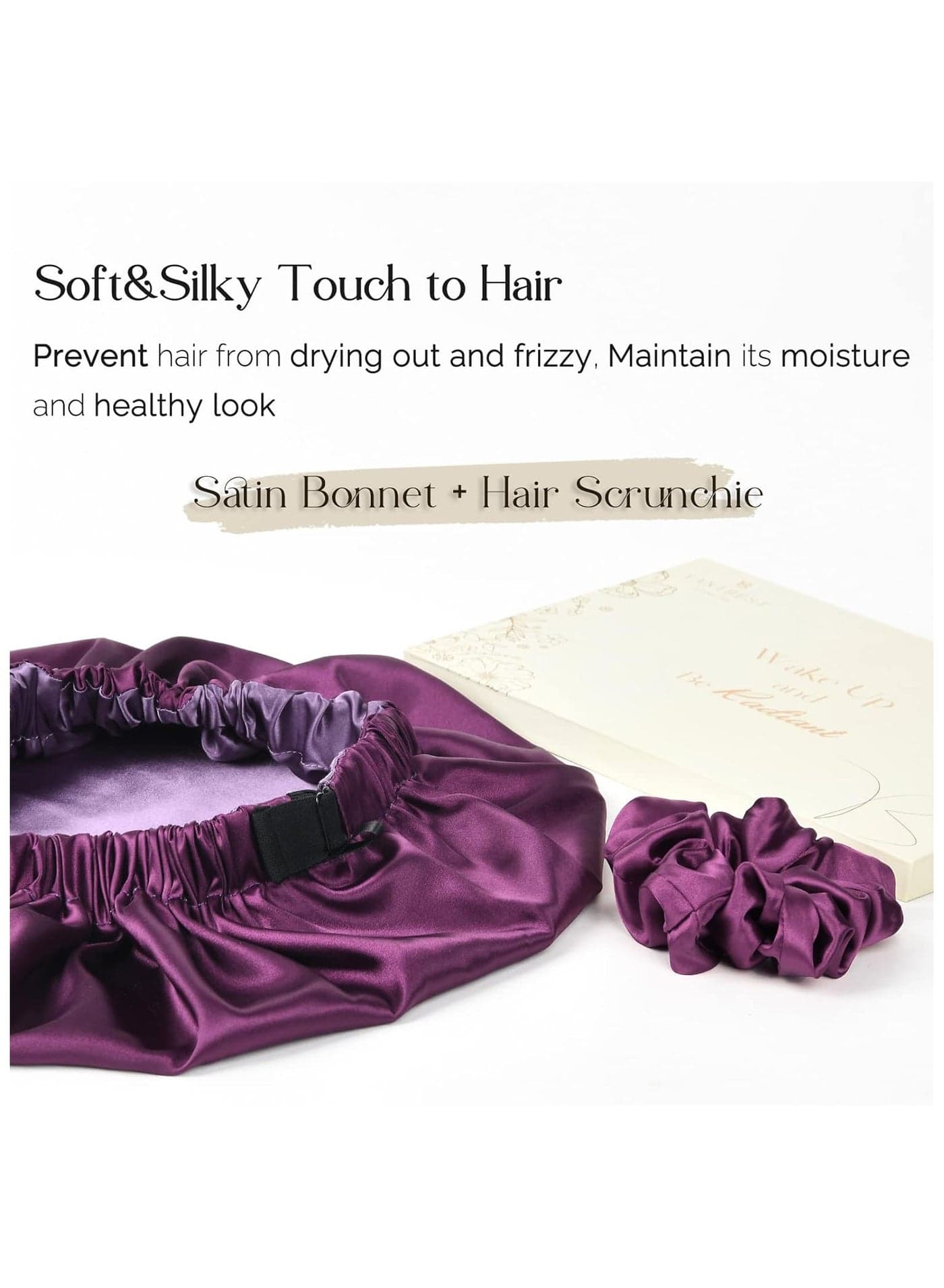 Totti Satin Hair Bonnet For Sleeping, (3)