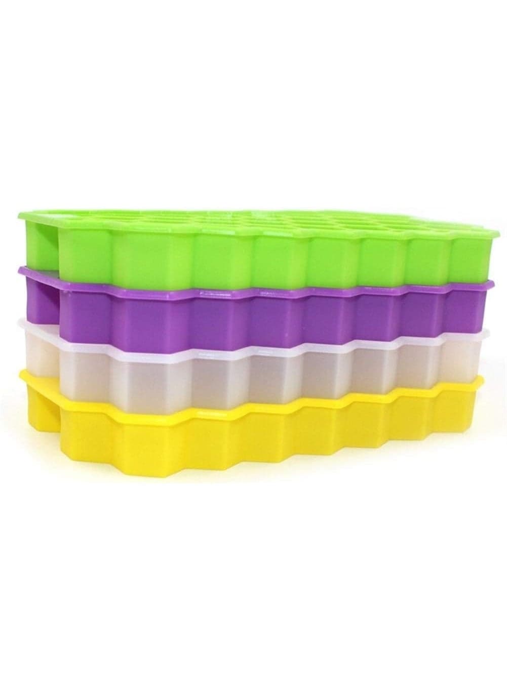 Honeycomb Ice Cube Mold – Food-Grade Silicone – White Ice Cube Trays (5)