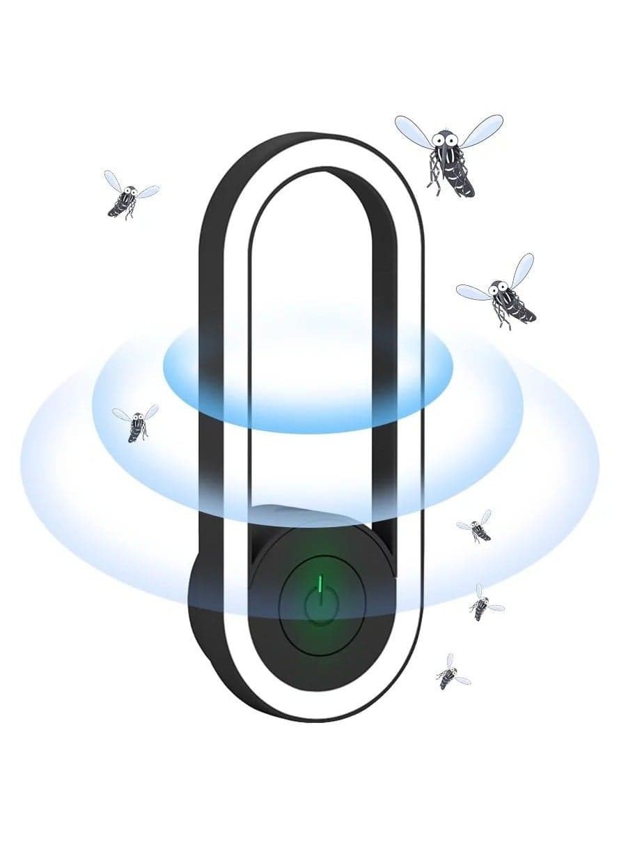 Ultrasonic Electronic Pest Repeller with LED Night Light Non-Toxic Mosquito, Insect, Spider Killer for Home Office Use Floor Lamps