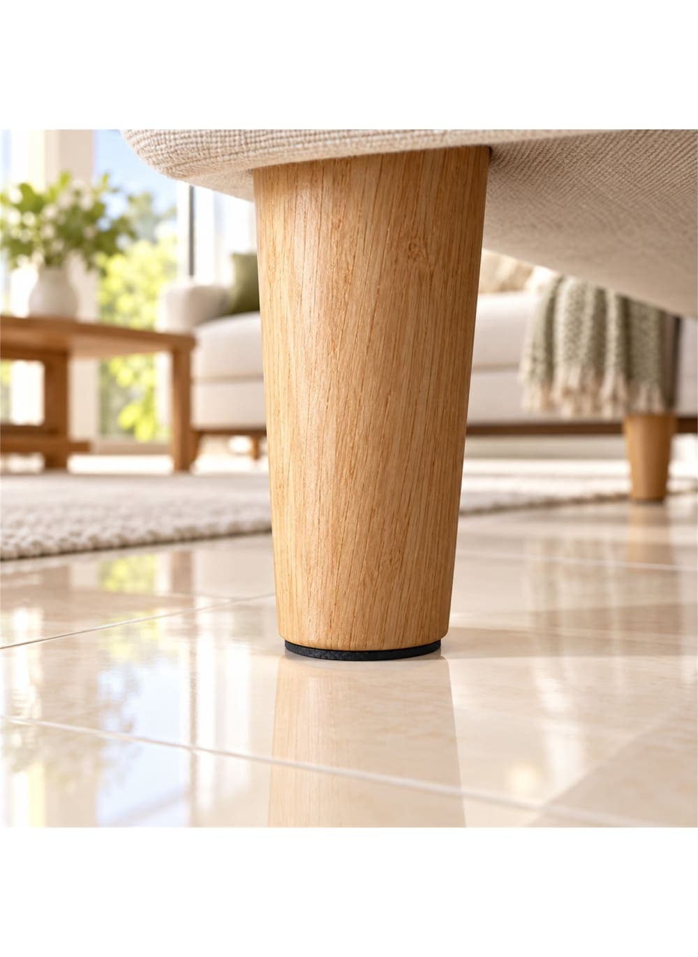 Self-Adhesive Non-Slip Rubber Furniture Pads, 18 pcs Round diameter, Floor Protection, Black Floor Cleaners (3)