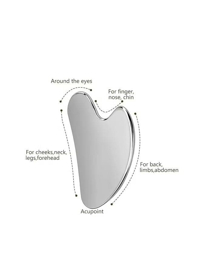 Pure stainless steel gua sha stone Face Massagers & Rollers