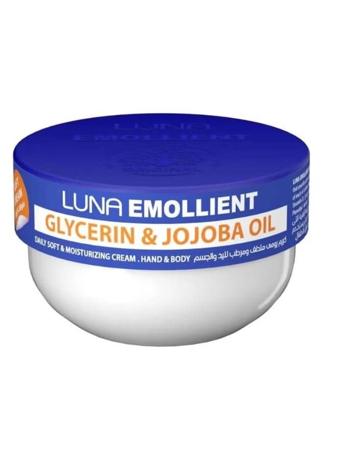Luna Emollient soft cream glycerin & jojoba oil 160 gm Body Lotions & Creams (٢)