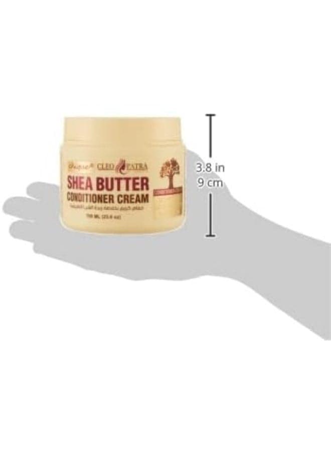 Cleopatra Deep Nourishing Conditioner Cream Mask with African Shea Butter - 700 ml Leave-In Treatment (٢)