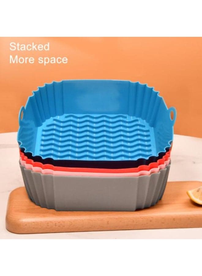 Reusable Silicone Air Fryer Liner – Heat Resistant Non-Stick Basket Insert Kitchen & Home Appliances Parts & Accessories