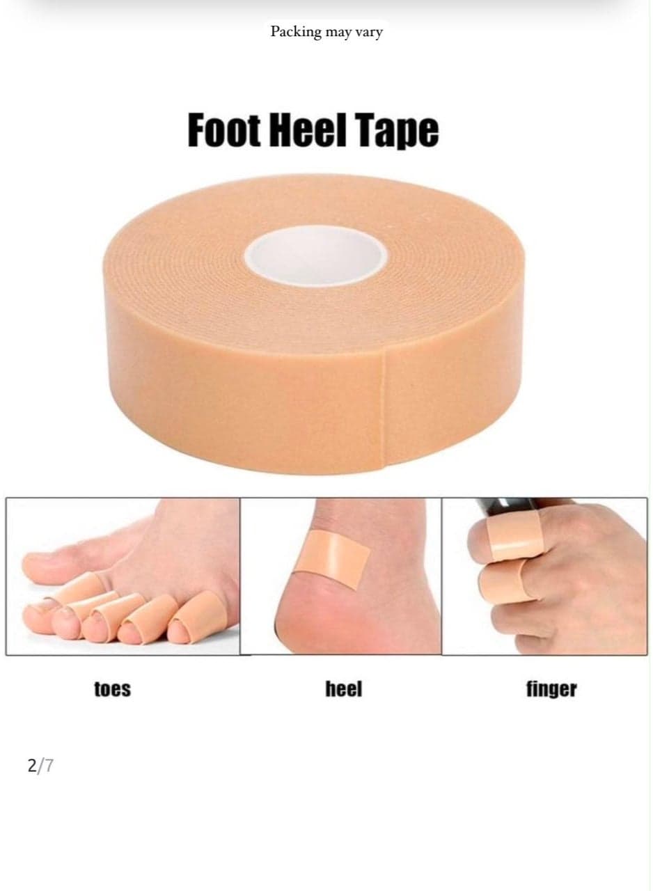 Foot adhesive, anti-slip foam bandage roll for feet, elastic strips for preventing corns and ulcers.