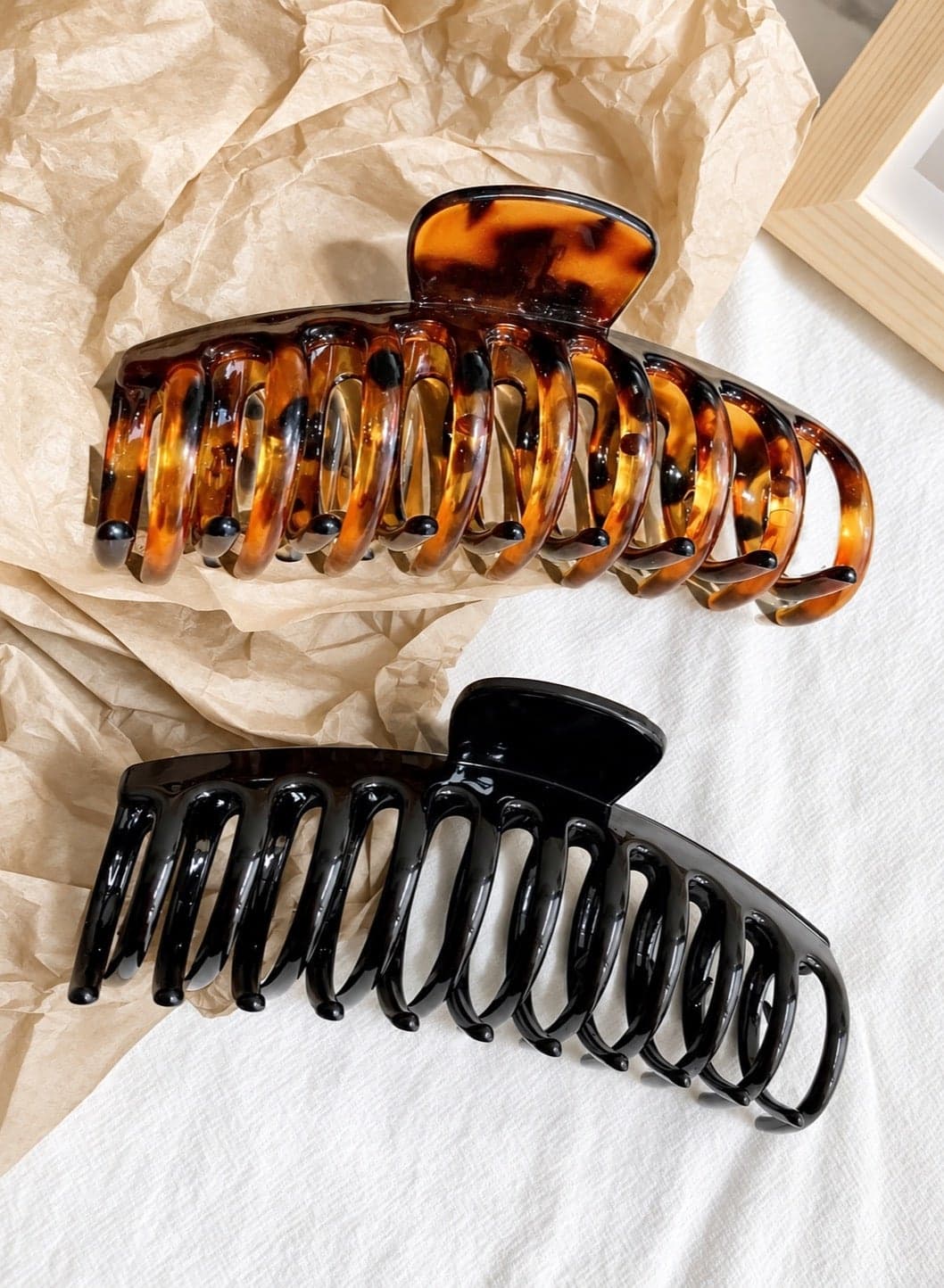 2\-Piece Hair Tie & Hair Clip Set with a Stylish Modern Design – Reliable Hold & Comfortable Use – Trendy Colors (5)