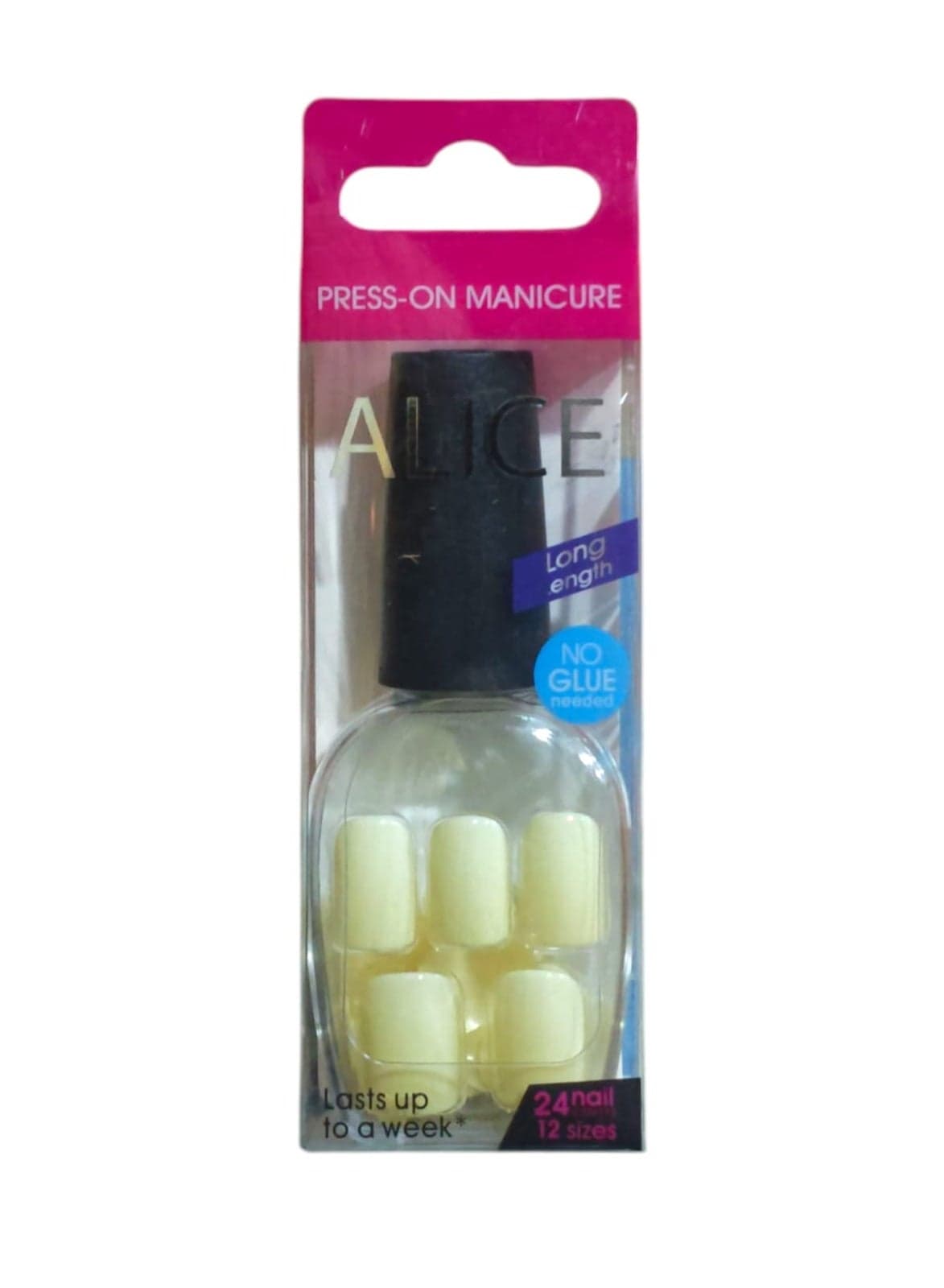 PRESS ON MANICURE NO GLUE NEEDED NAILS 24PCS Press On False Nails (3)