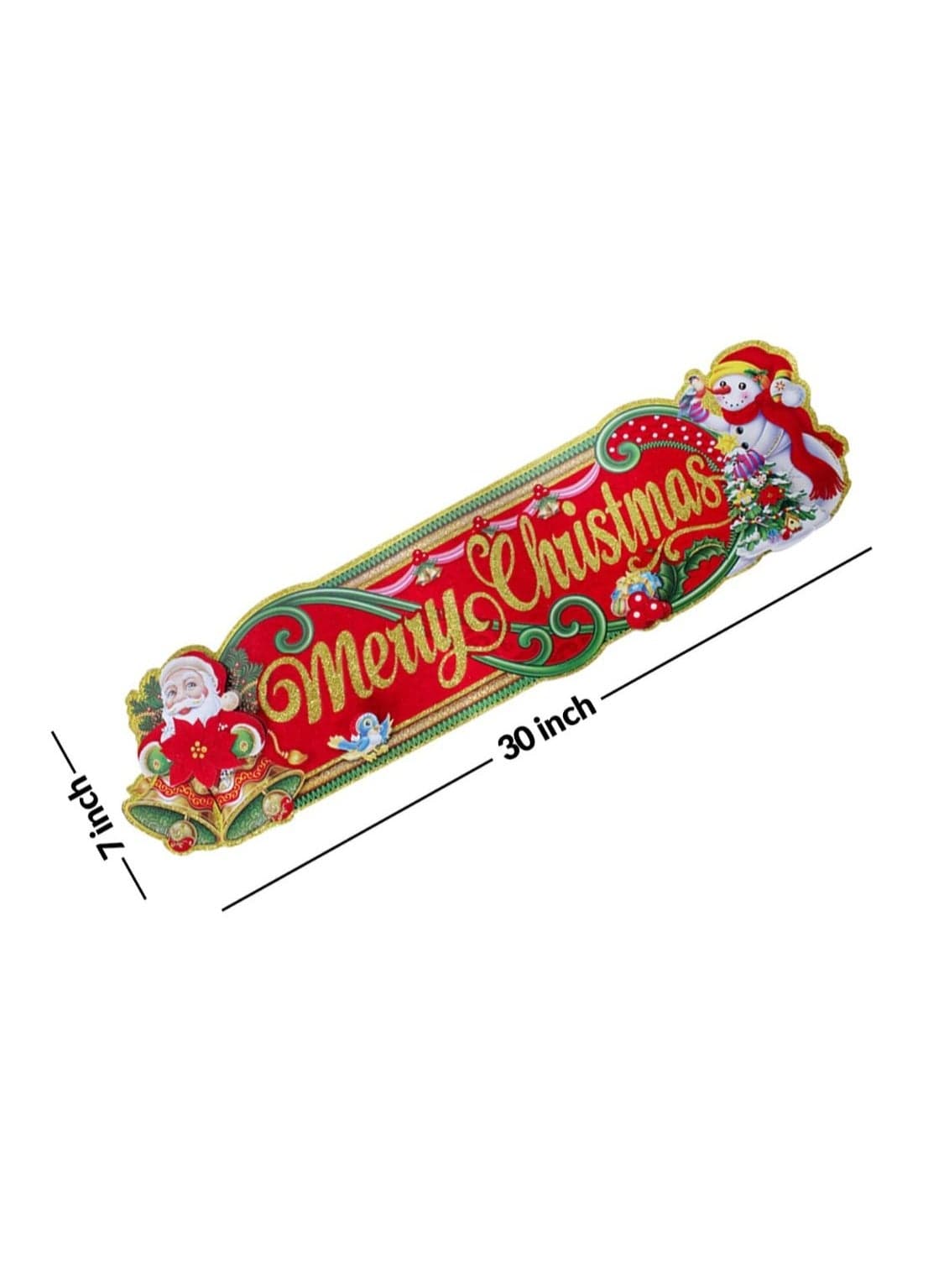 Christmas banner Christmas banner Santa Claus merry christmas Home Decor Ornaments