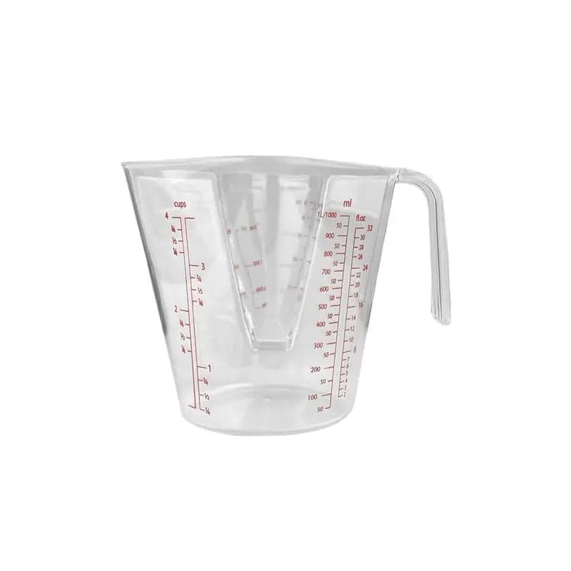Zinnia Acrylic Measuring Jug, 1 Liter Capacity