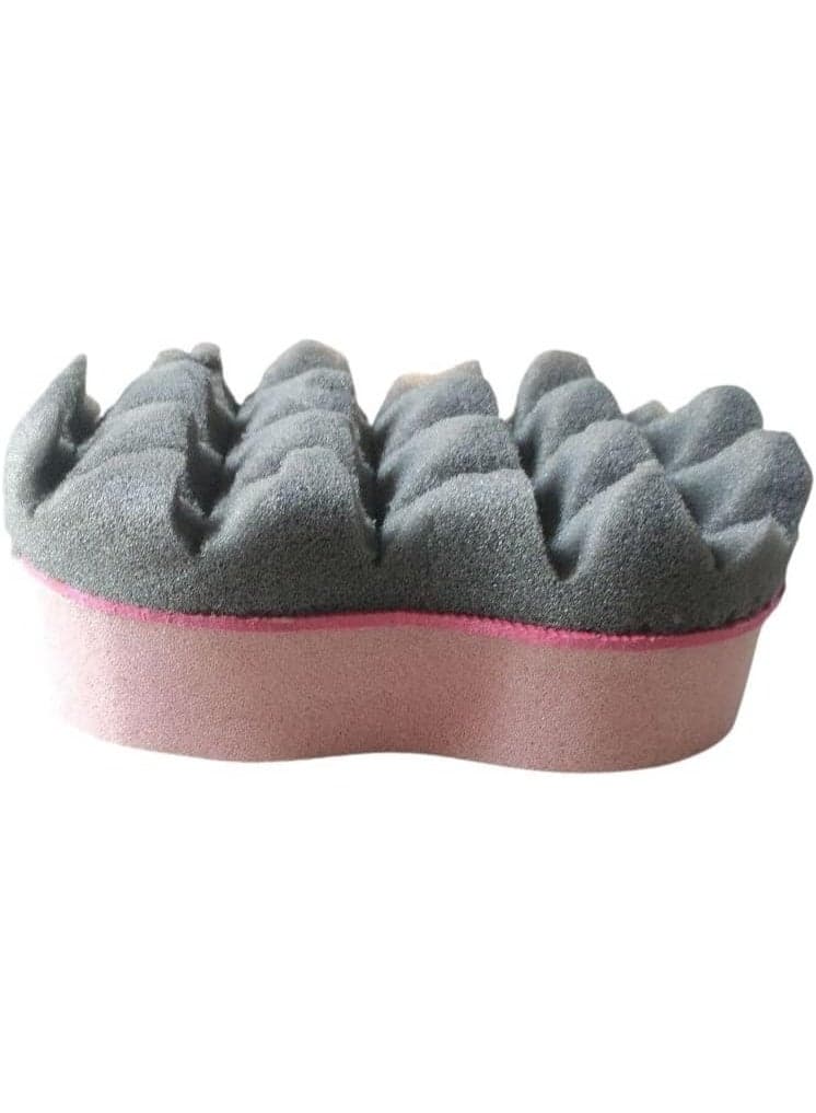 Hair Sponge Magic Barber Brush Twist Curl Dreads Locking Afro Coil Comb Care Tool (٢)